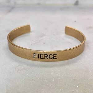 Fierce Gold‎ Cuff Bracelet